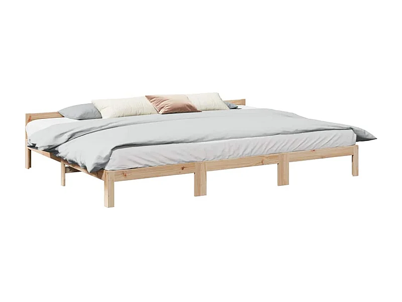 Bedframe Family zonder matras 270x200 cm massief grenenhout