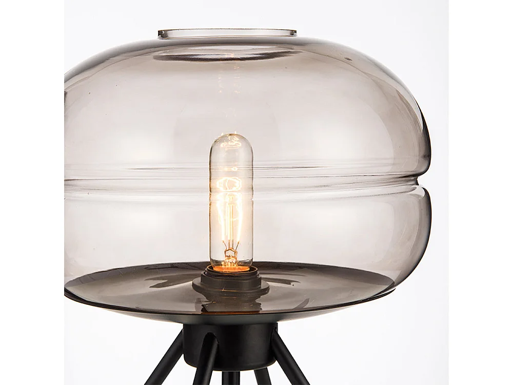 Arturesthome lampe de table en verre au design nordique moderne et simple - 1 sources lumineuses - l.29 x h.35 cm - jaune