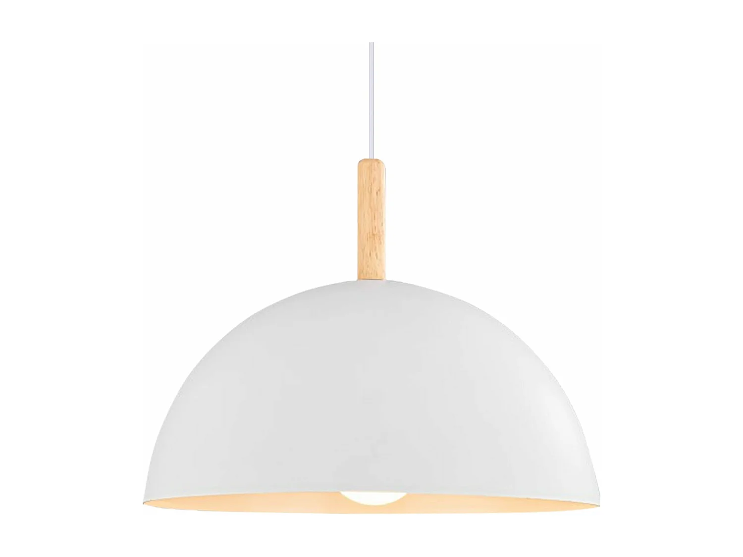 Le lustre blanc arturesthome en minimaliste , adaptée pour le restaurant, la chambre à coucher et le salon,d30 cm x h15 cm
