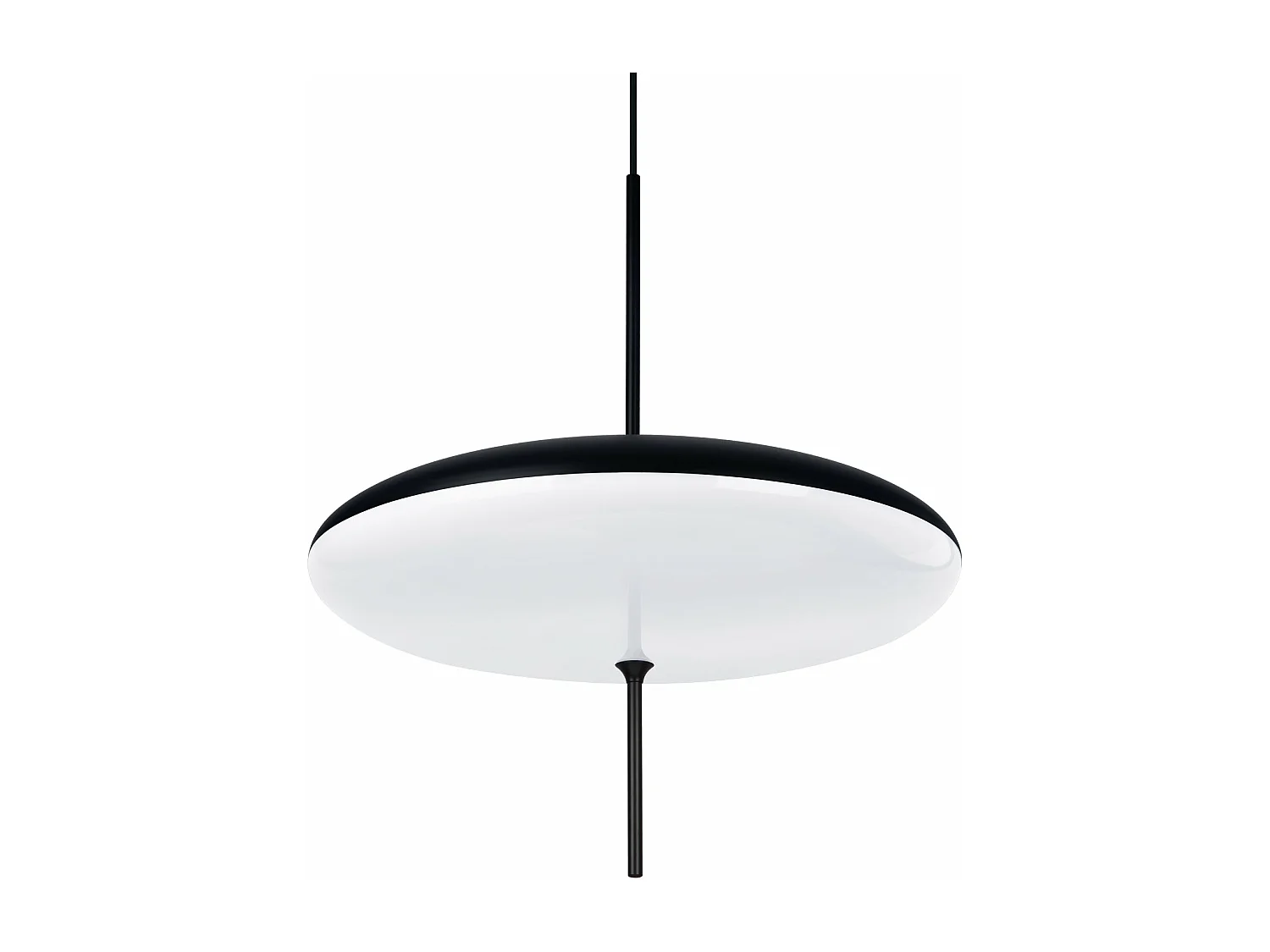 Lustre arturesthome, e27 éclairage de plafond en acrylique, noir, retro lampe de plafond pour salon cuisine chambre,d50cm x h54cm