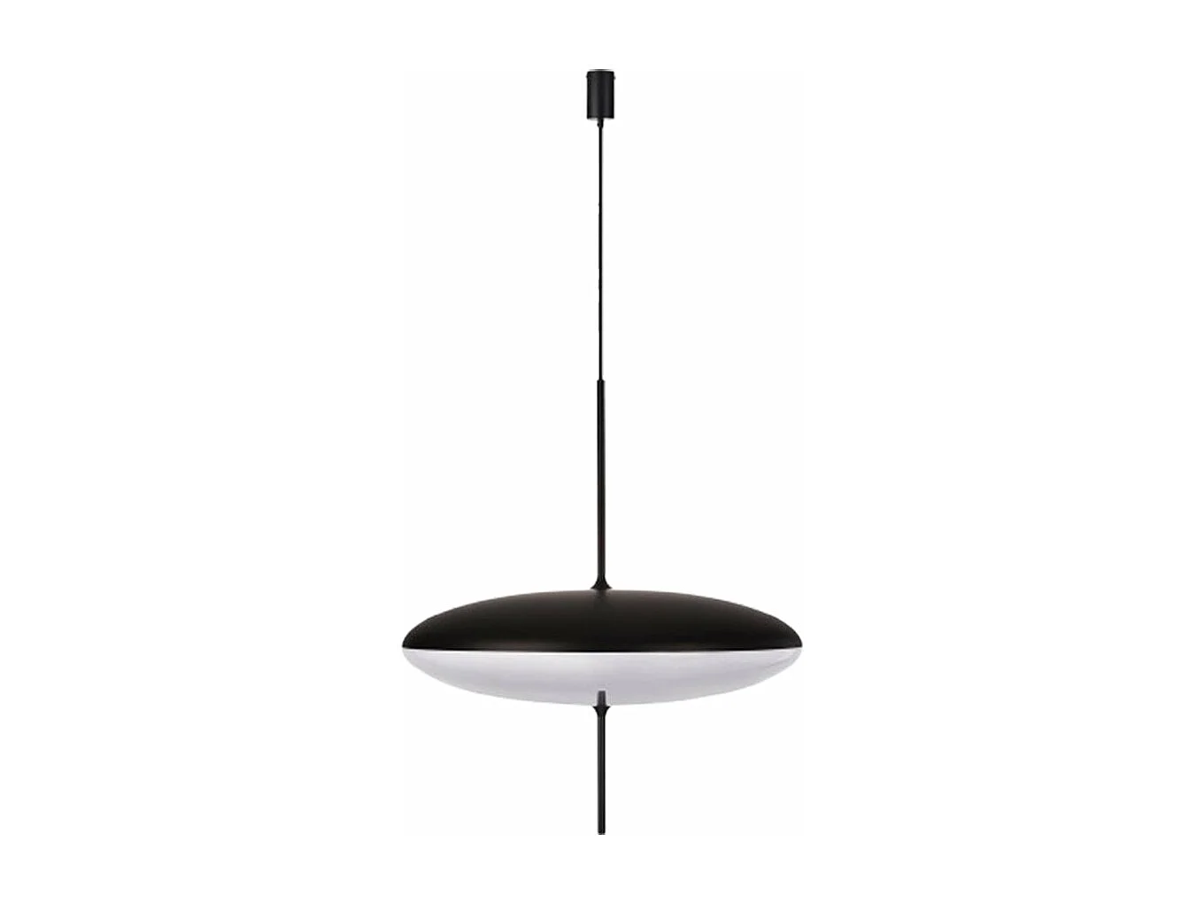 Lustre arturesthome, e27 éclairage de plafond en acrylique, noir, retro lampe de plafond pour salon cuisine chambre,d50cm x h54cm