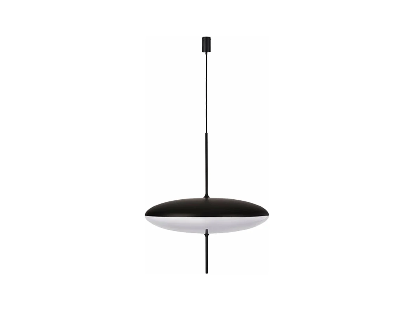Lustre arturesthome, e27 éclairage de plafond en acrylique, noir, retro lampe de plafond pour salon cuisine chambre,d50cm x h54cm