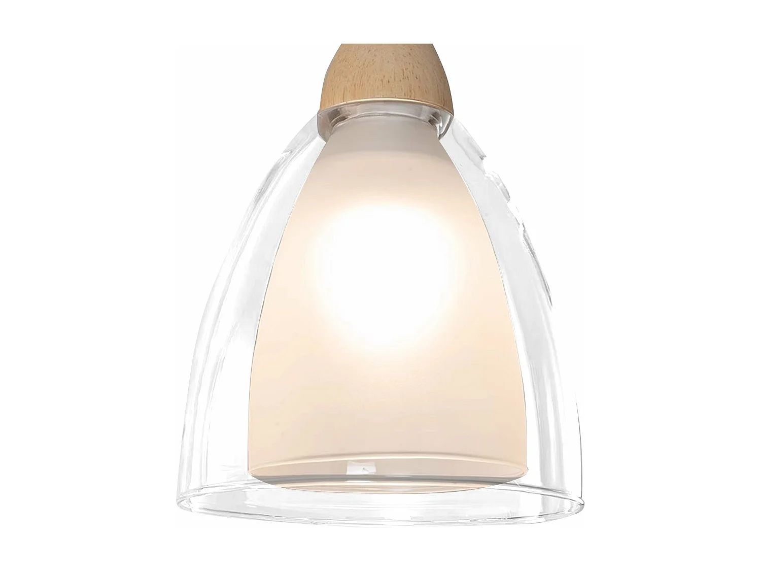 Lustre arturesthome scandinave style en acrylique,convient pour la salle à manger, la chambre à coucher et le salon,blanc,d16 cm x h22 cm