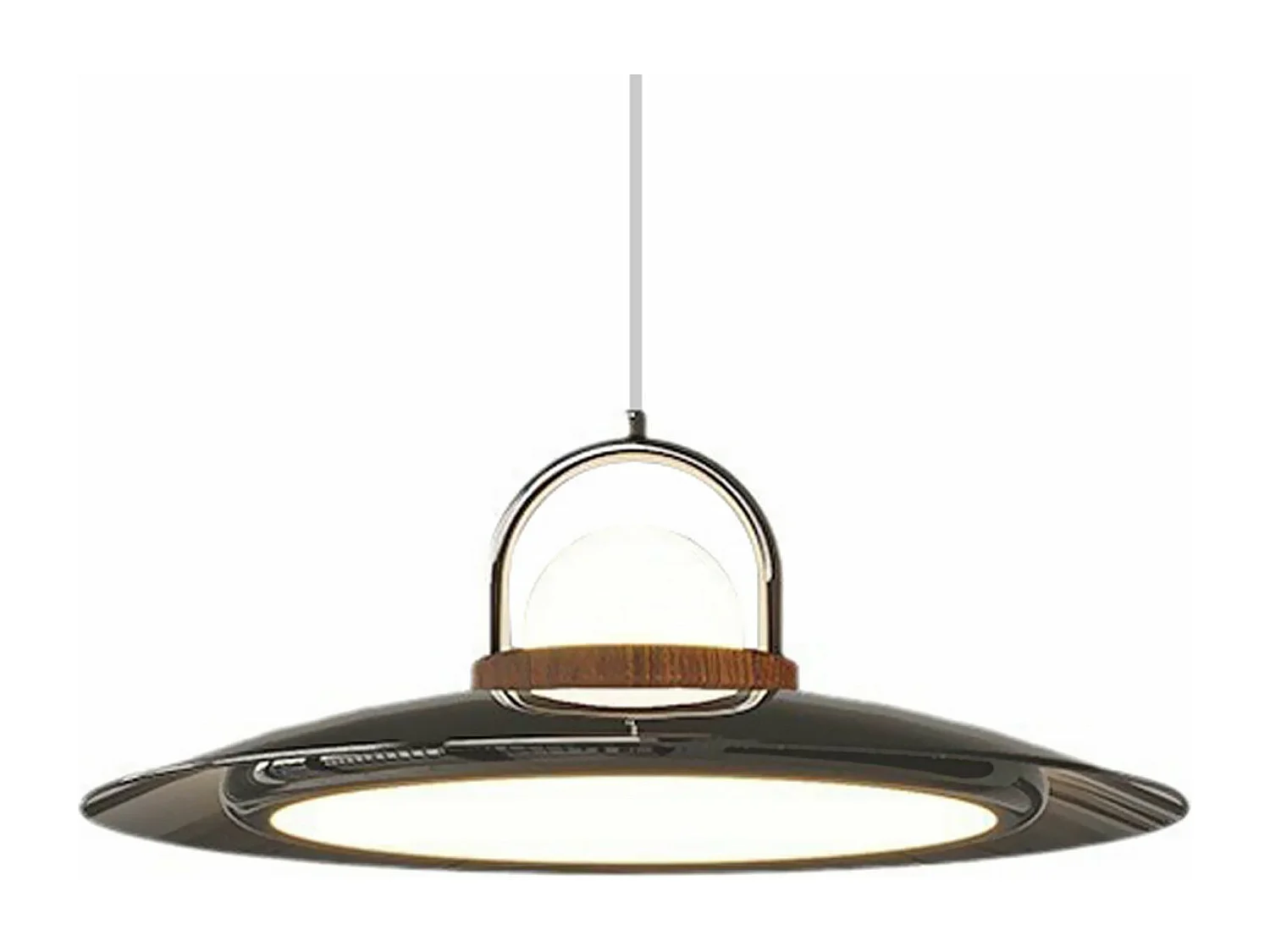 Lustre arturesthome en dôme moderne art deco,adaptée pour le restaurant, la chambre à coucher et le salon,noir,d50 cm x h15 cm