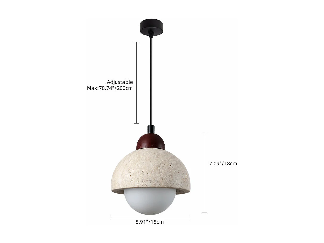 Lustre arturesthome  de plafond en pierre,idéale pour la chambre et le salon, d26 cm x h8 cm, jaune beige