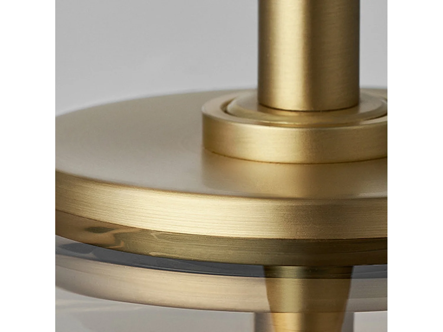 Lustre de plafond suspendu en verre, approprié pour le salon et la chambre à coucher, doré, d26cm x h23.5cm