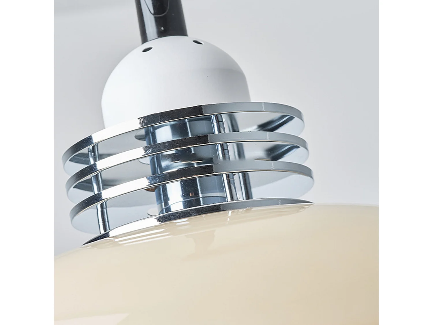 Lustre télescopique moderne style wabi-sabi illuminateur en verre d25 cm x h25 cm