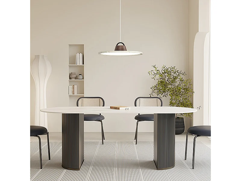 Lustre arturesthome en forme de soucoupe volante, adaptée pour le restaurant, la chambre à coucher et le salon,blanc, d42 cm x h11 cm