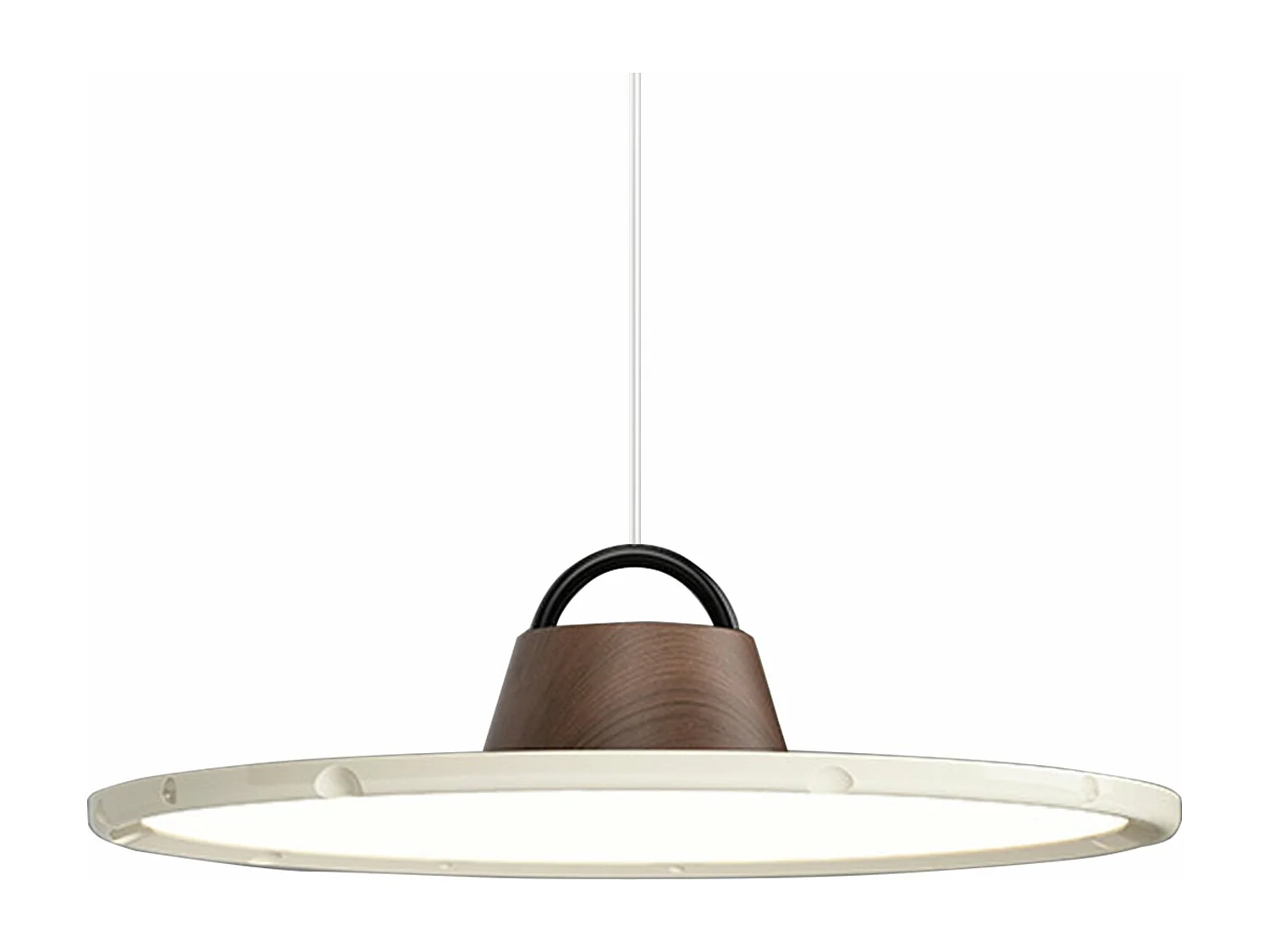 Lustre arturesthome en forme de soucoupe volante, adaptée pour le restaurant, la chambre à coucher et le salon,blanc, d42 cm x h11 cm