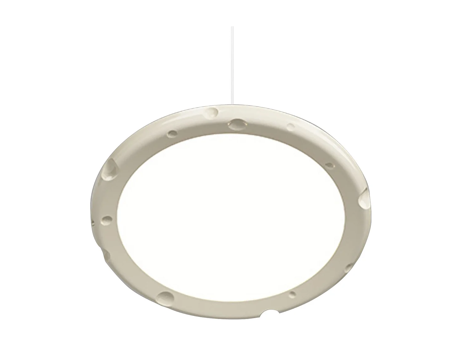 Lustre arturesthome en forme de soucoupe volante, adaptée pour le restaurant, la chambre à coucher et le salon,blanc, d42 cm x h11 cm