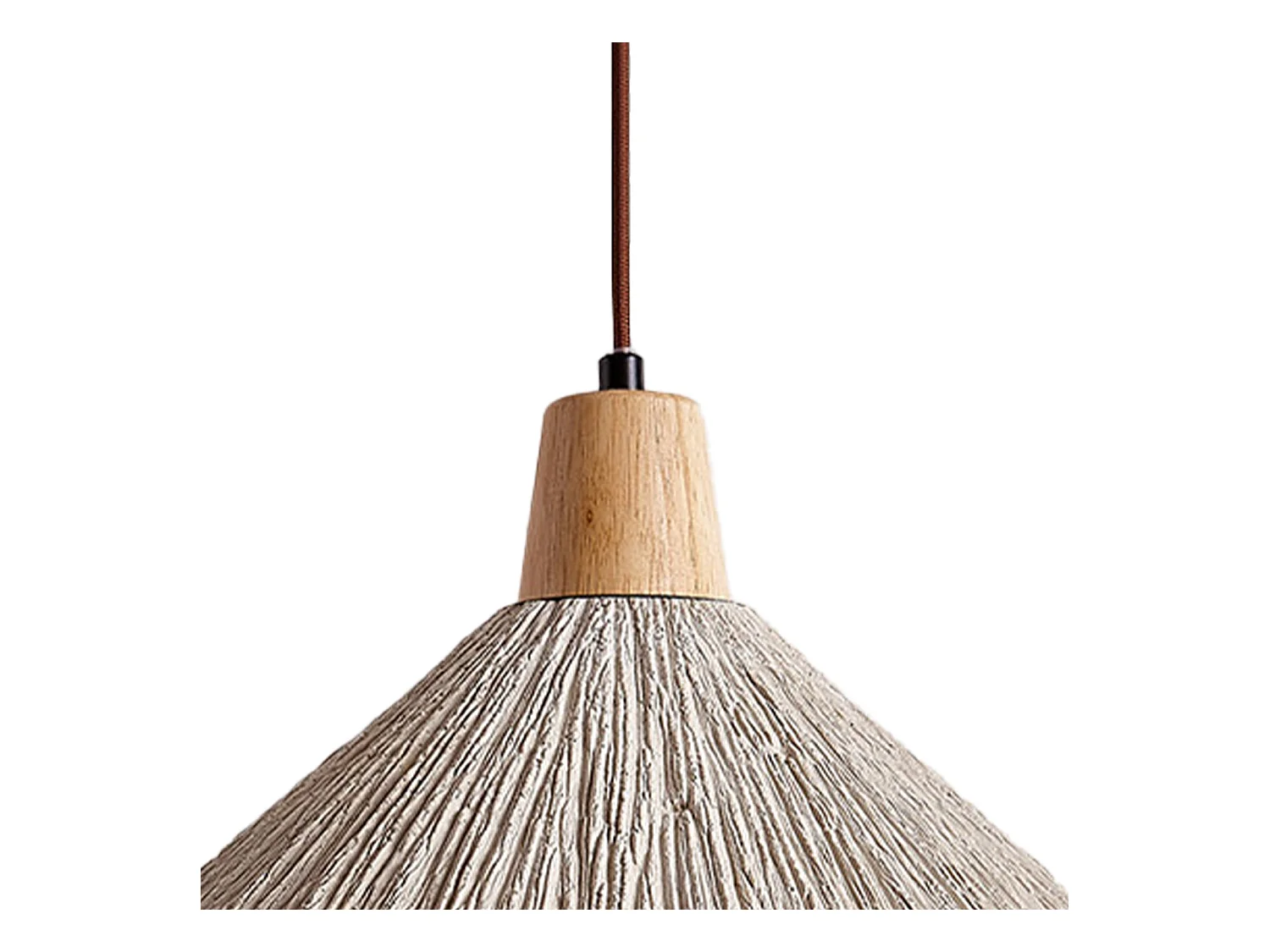 Lustre arturesthome lampe suspendue en ciment au wabi-sabi style, pour la chambre à coucher le salon, l'île de cuisine, grey, d26 cm x h16 cm