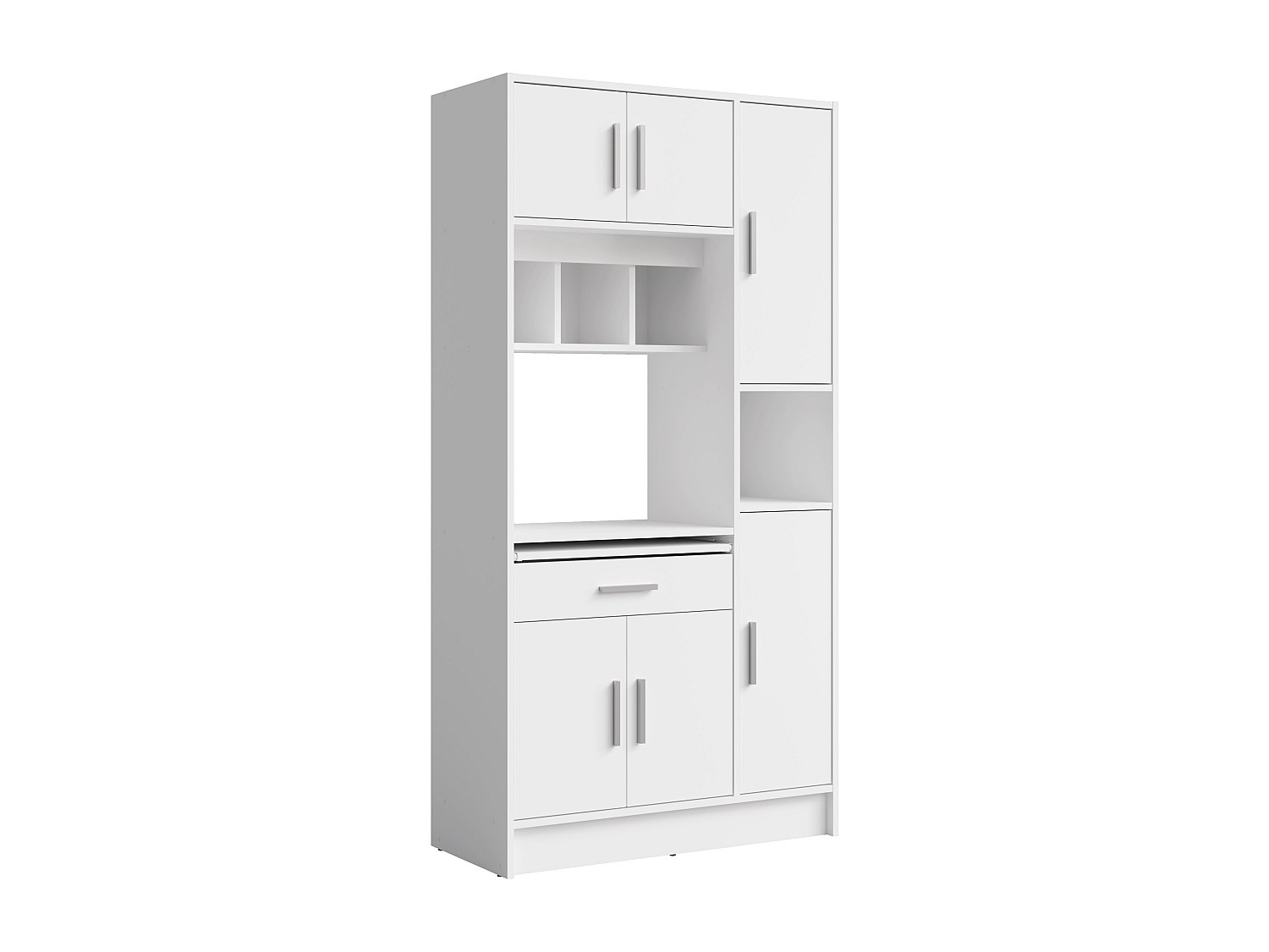 Küchenbuffet Buffetschrank mit 5 Türen & 1 Schublade - Weiß - MADY II günstig online kaufen