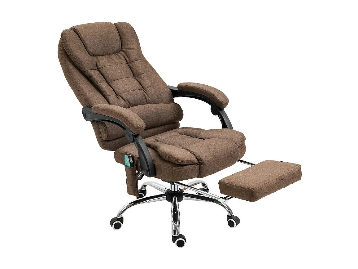 Fauteuil de bureau massant VINCENZO marron