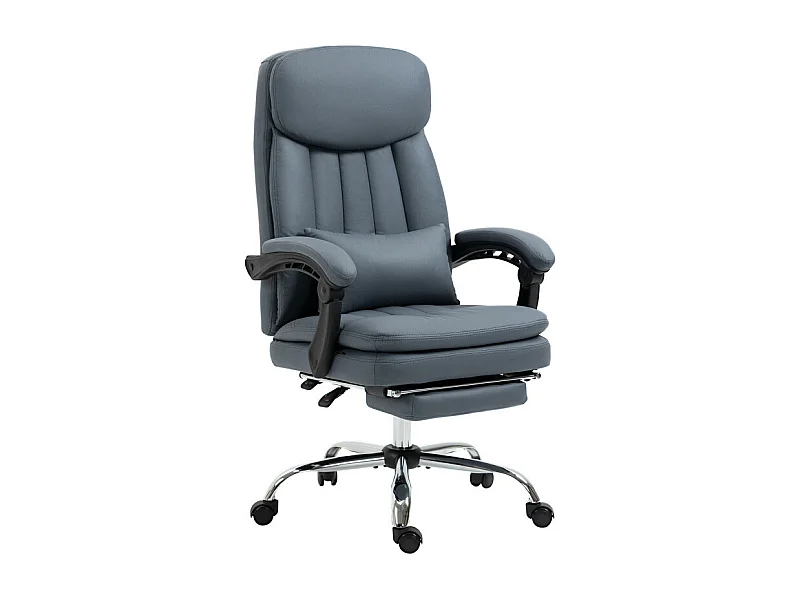 Fauteuil de bureau relaxant massant RENO bleu