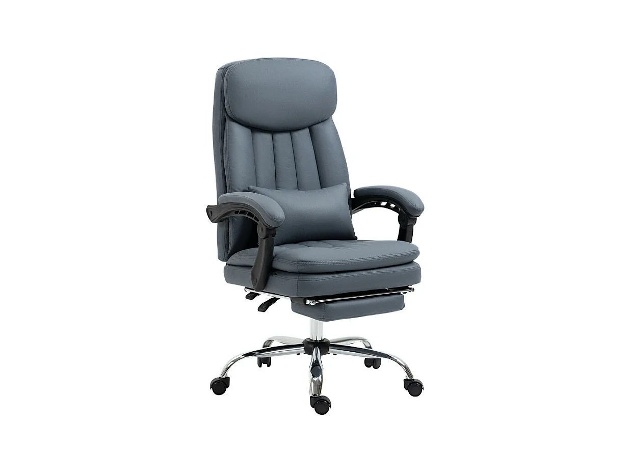 Fauteuil de bureau relaxant massant RENO bleu