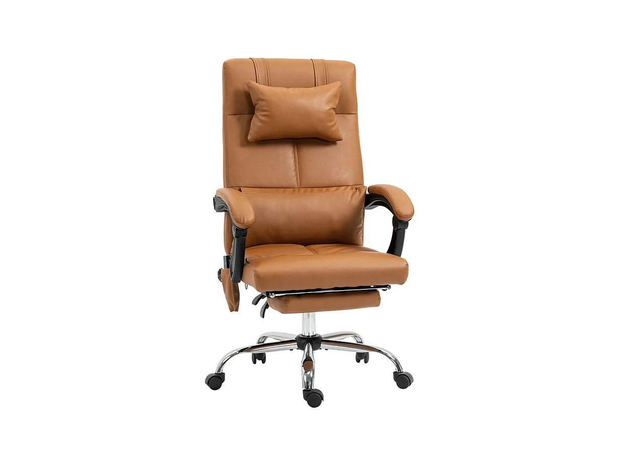 Fauteuil de bureau massant MIRO camel
