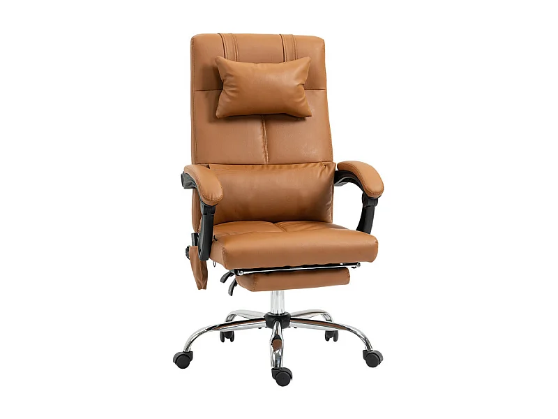 Fauteuil de bureau massant MIRO camel