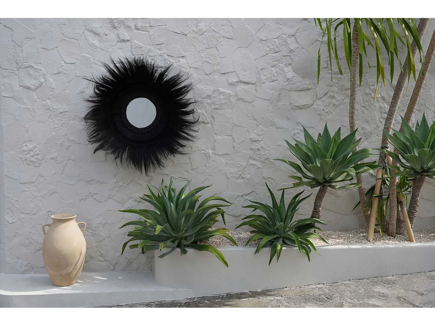 De Sunken Forest Spiegel - Zwart