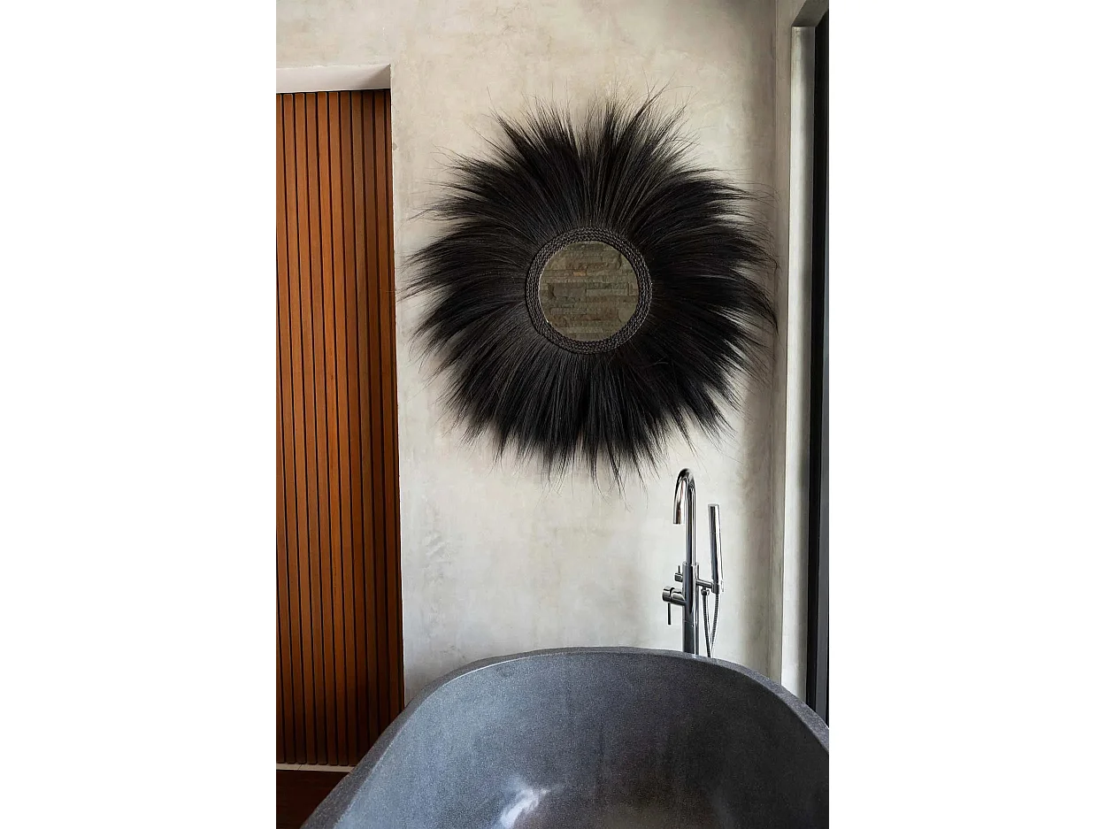 Der Simba Spiegel - Schwarz - L