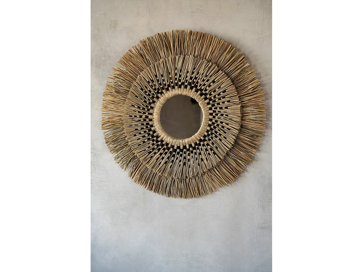 Der Havana Spiegel - Natur Schwarz - L