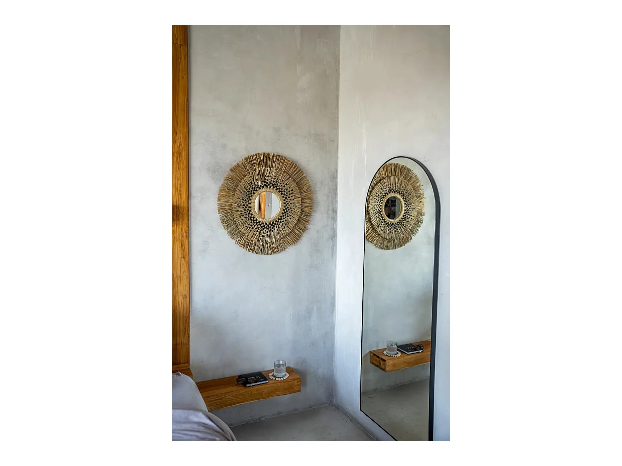 Der Havana Spiegel - Natur Schwarz - L