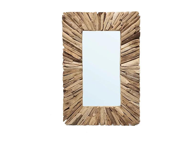 Der Driftwood Framed Spiegel - Natur - M