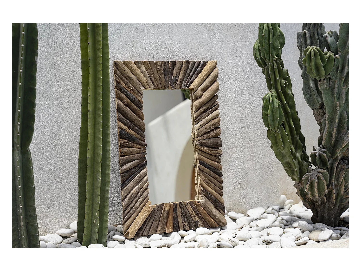 El Espejo Driftwood Framed - Natural - M