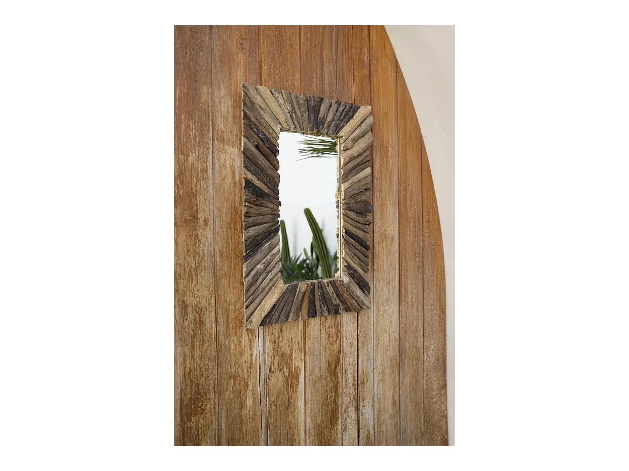 El Espejo Driftwood Framed - Natural - M