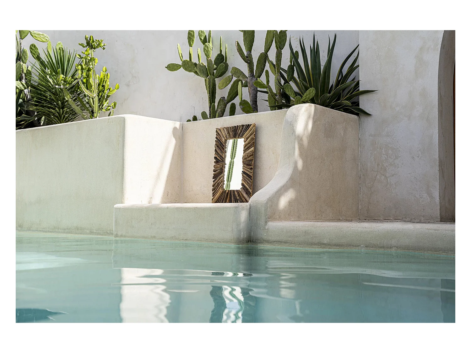 El Espejo Driftwood Framed - Natural - M