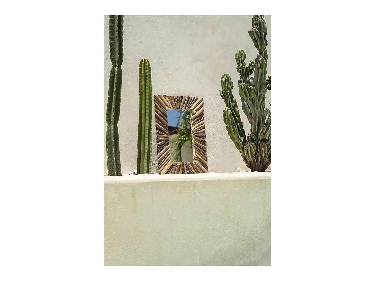 El Espejo Driftwood Framed - Natural - M
