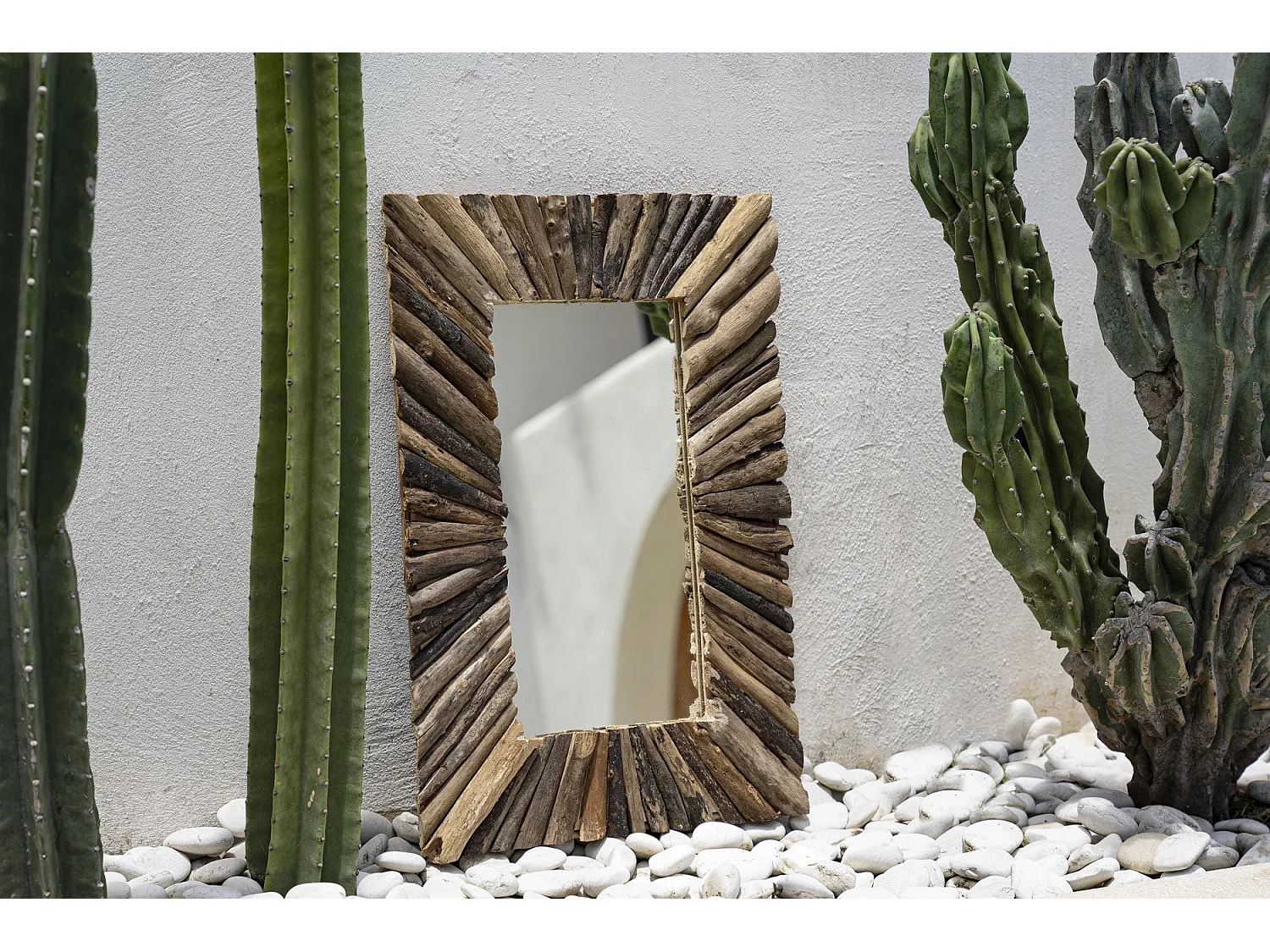 El Espejo Driftwood Framed - Natural - M