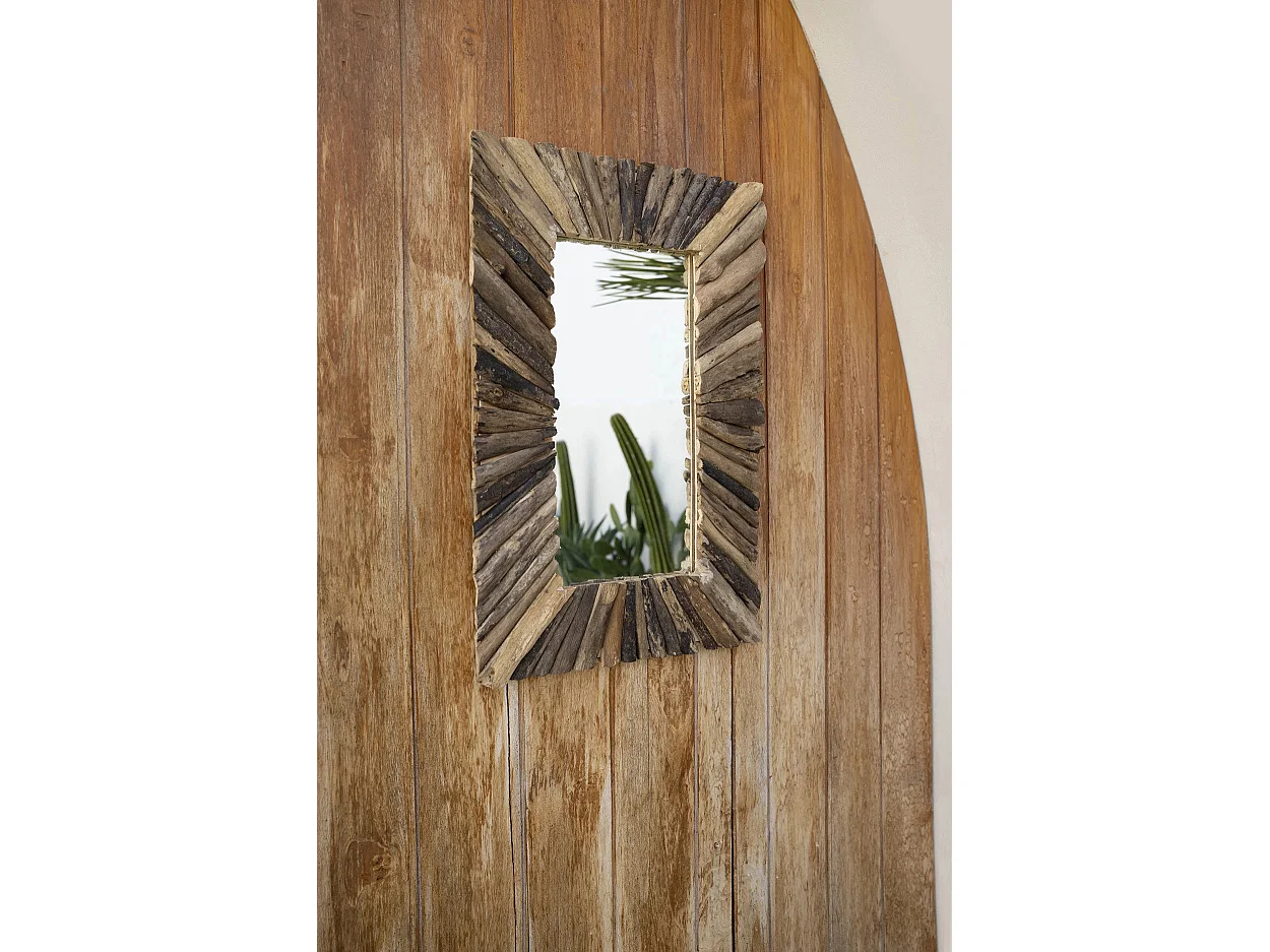 El Espejo Driftwood Framed - Natural - M