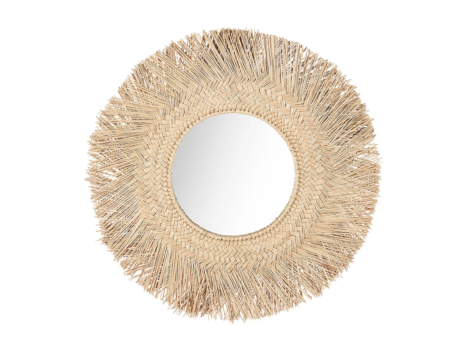 Le Miroir Rotan - Naturel - M