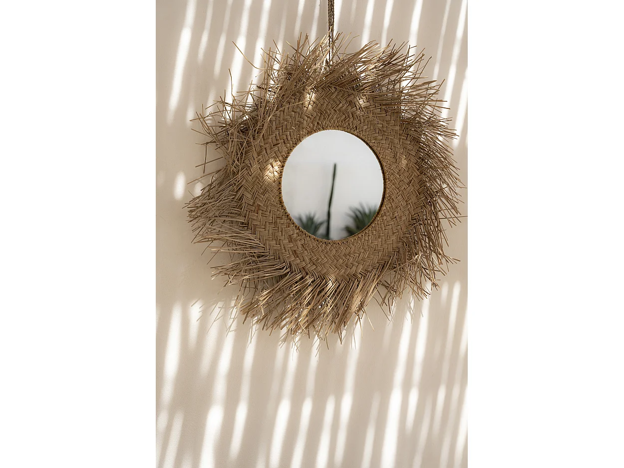 Le Miroir Rotan - Naturel - M