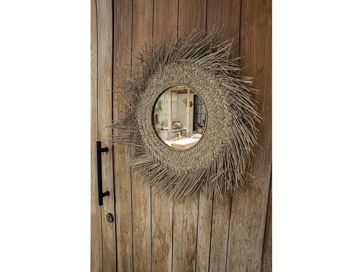 Le Miroir Rotan - Naturel - M