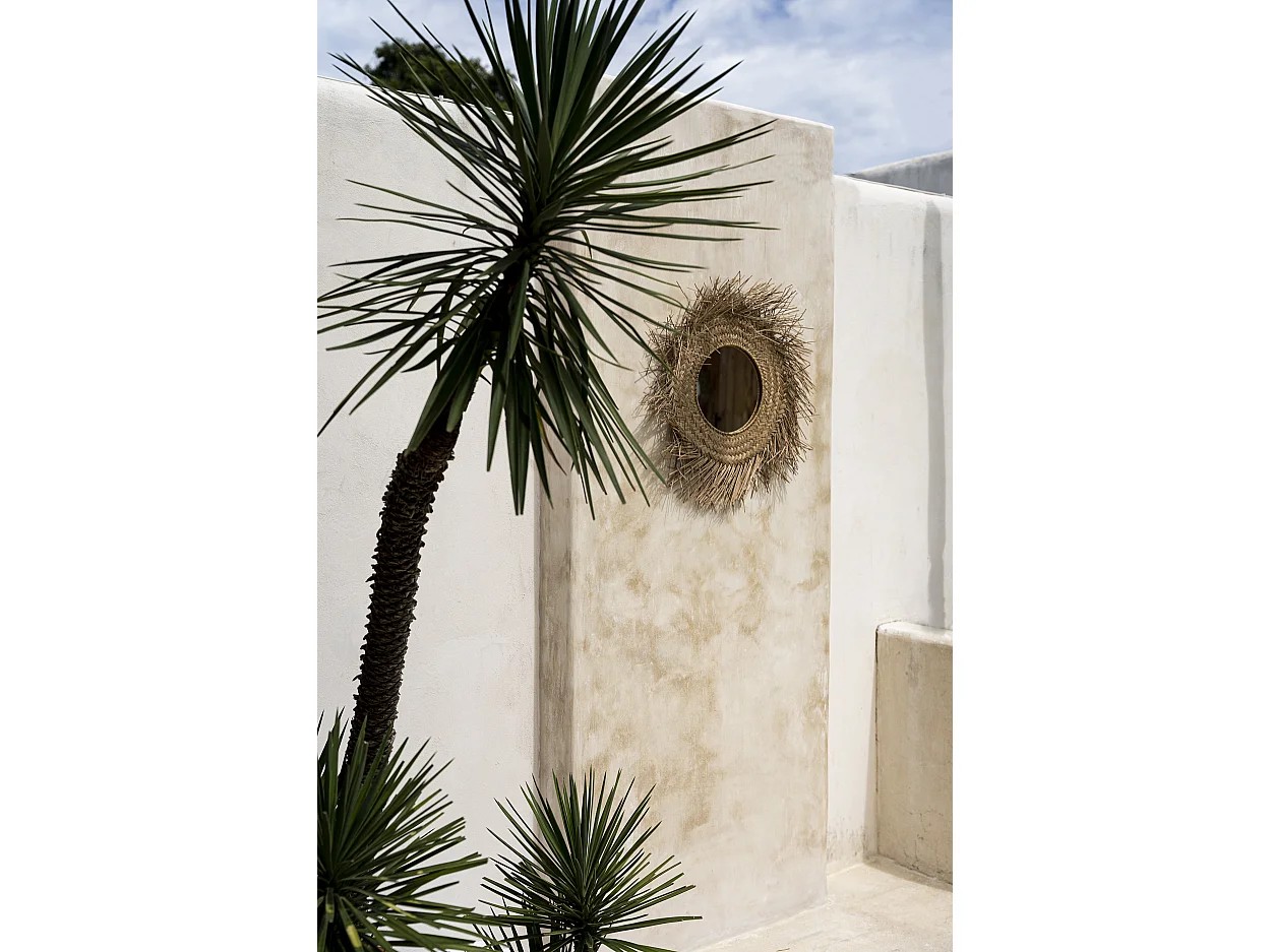 Le Miroir Rotan - Naturel - M