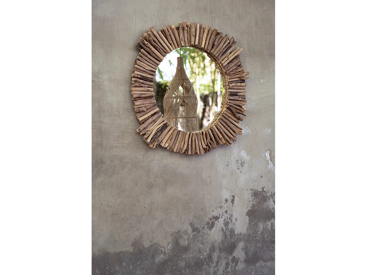 Le Miroir Driftwood Halo - Naturel - M