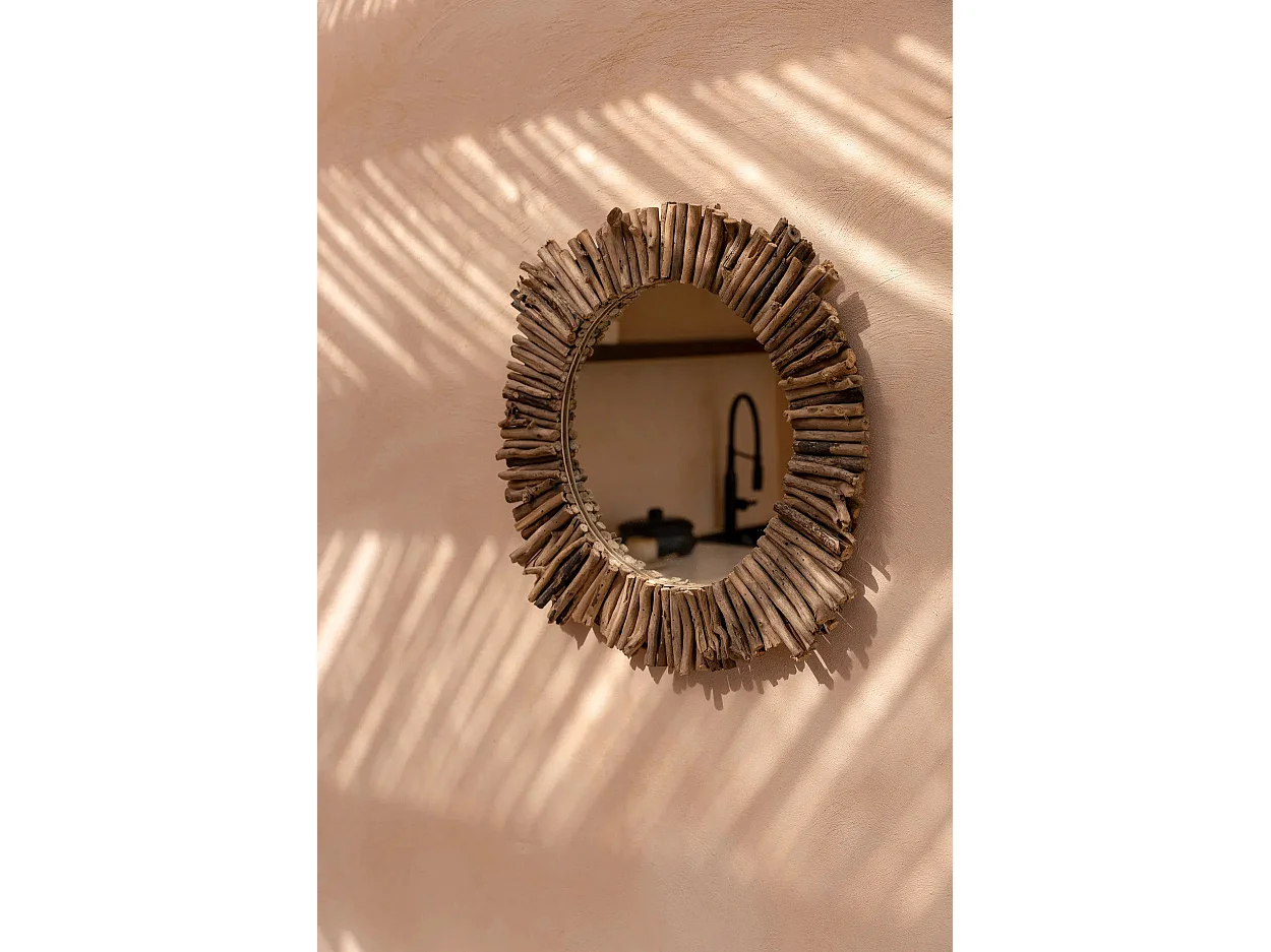 Le Miroir Driftwood Halo - Naturel - M
