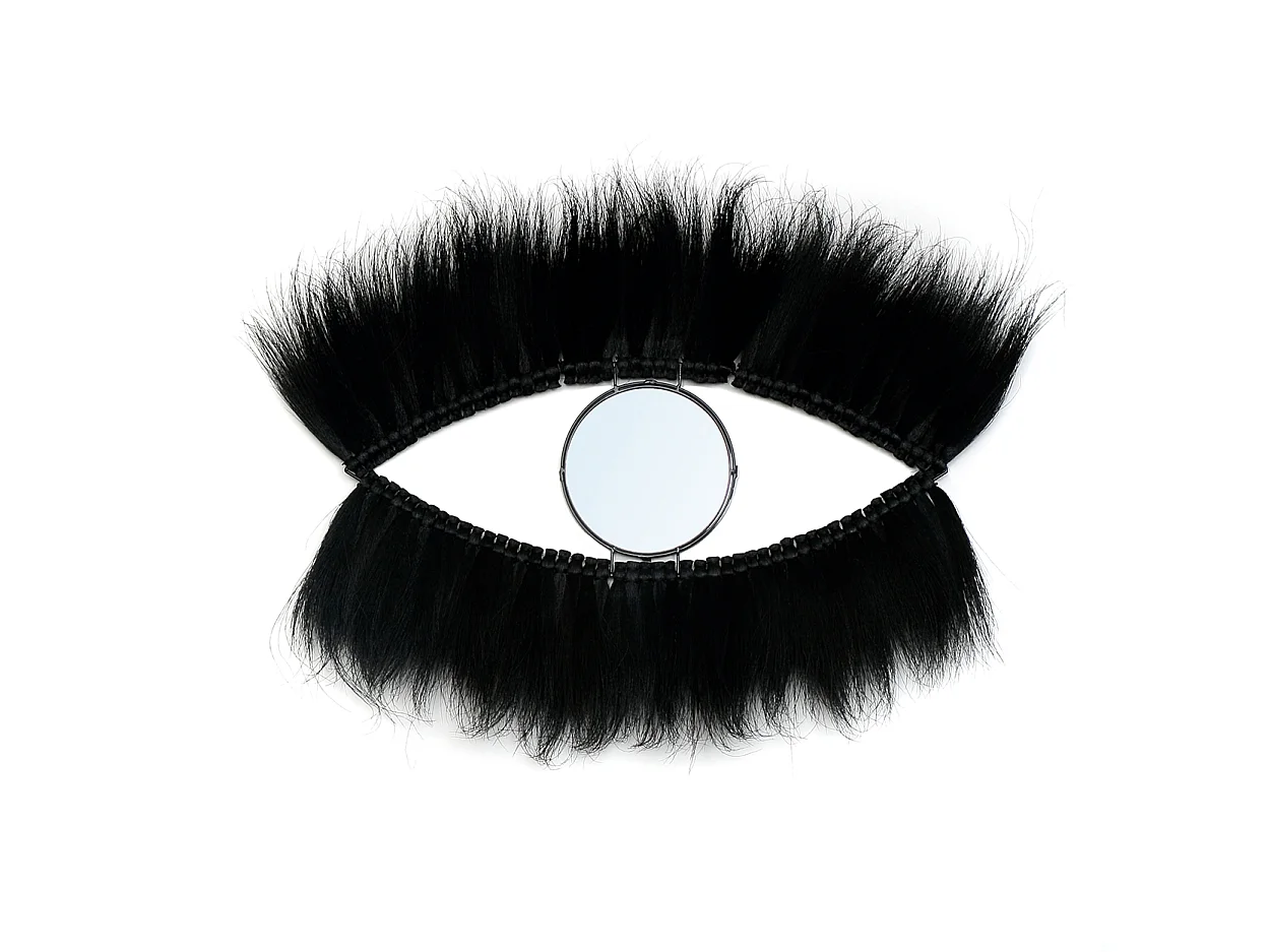 De Black Eye Spiegel - Zwart