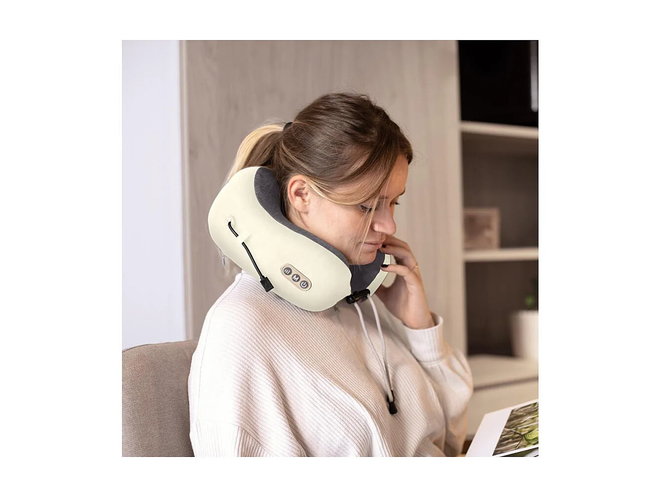 Coussin de massage chauffant