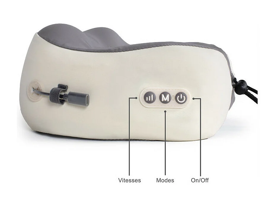 Coussin de massage chauffant