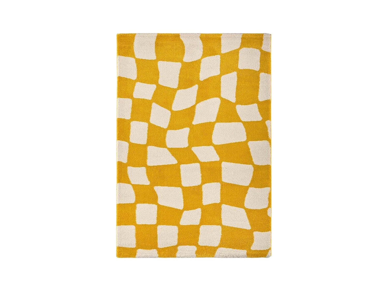 Tapis intérieur à poils longs Swing 383 jaune 200 x 280 cm