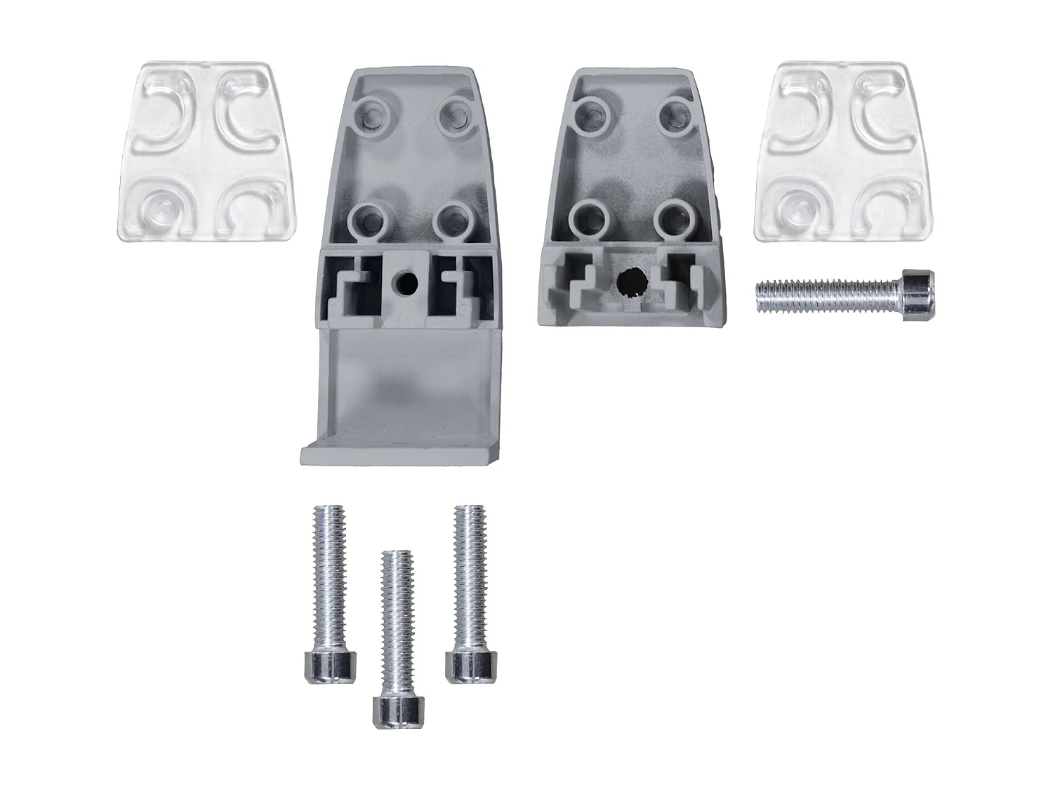 SVITA Bureau Paroi de séparation 138x34cm (lxh) Bureau Protection acoustique Fixation par serrage à poser Gris