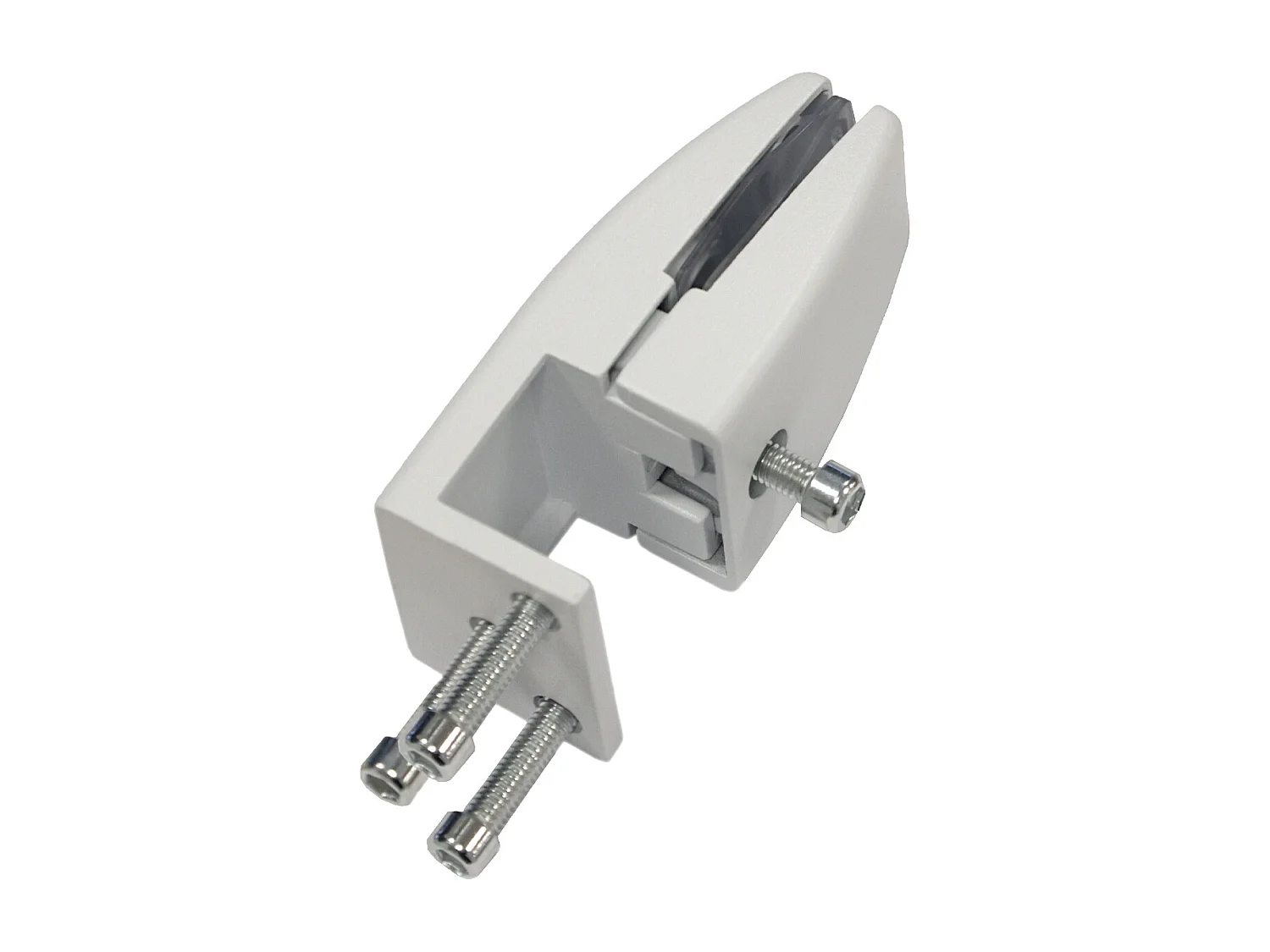 SVITA Bureau Paroi de séparation 118x34cm (lxh) Bureau Protection acoustique Fixation par serrage à poser Gris