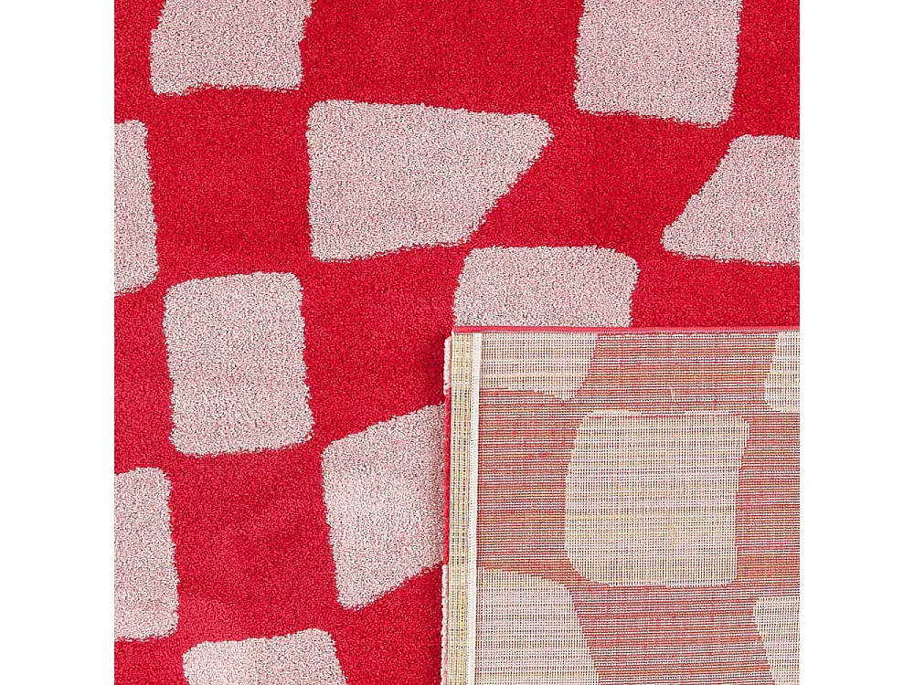 Tapis intérieur à poils longs Swing 383 rouge 120 x 160 cm