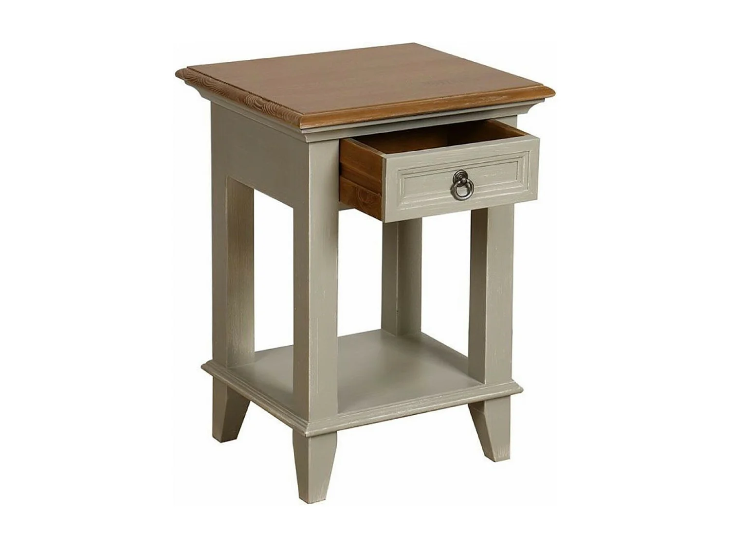 Table de chevet ouvert 1 tiroir Bois Beige - Esquisse Interior's