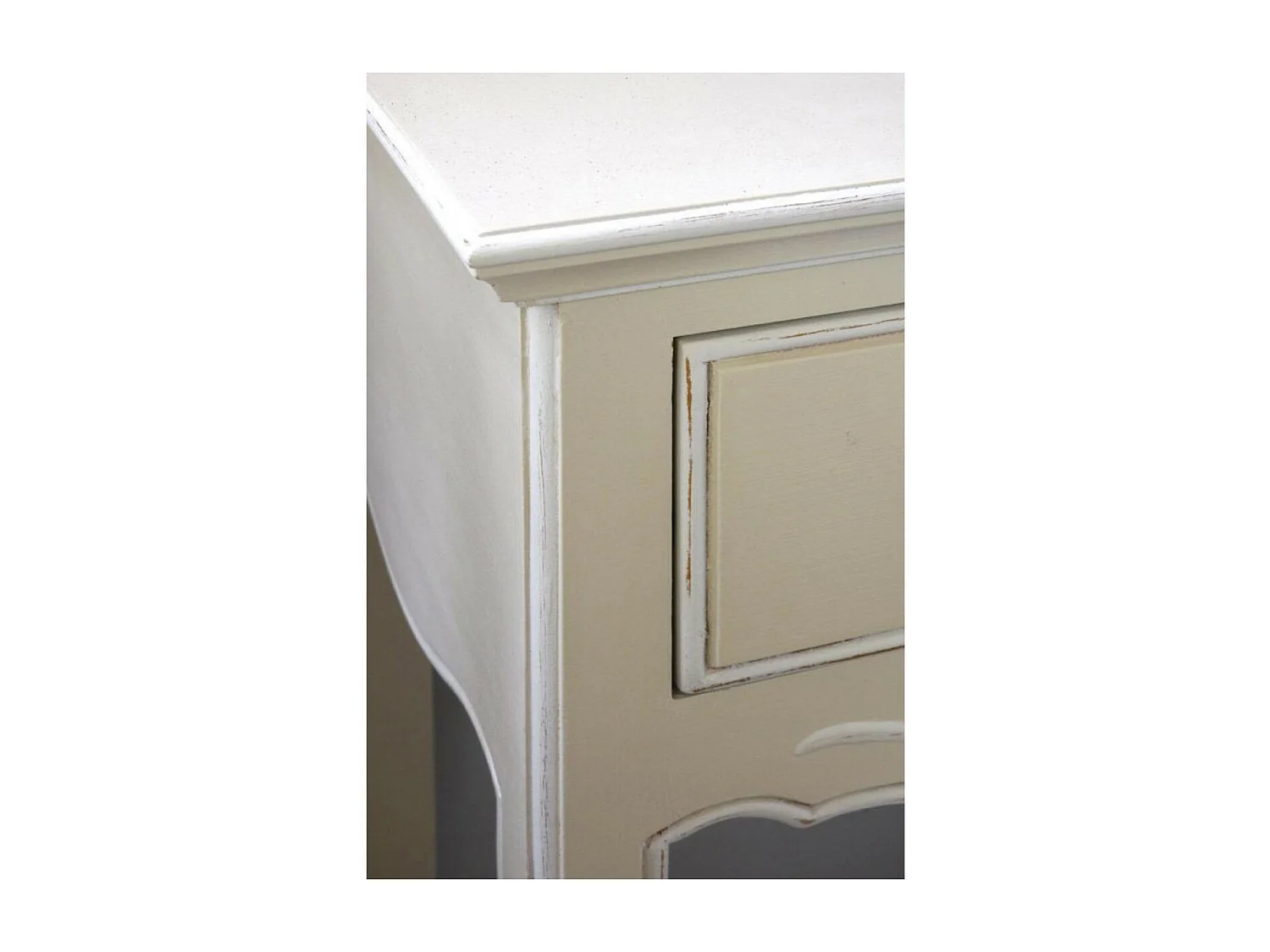 Table de chevet 1 tiroir MDF Beige - Lubéron Interior's