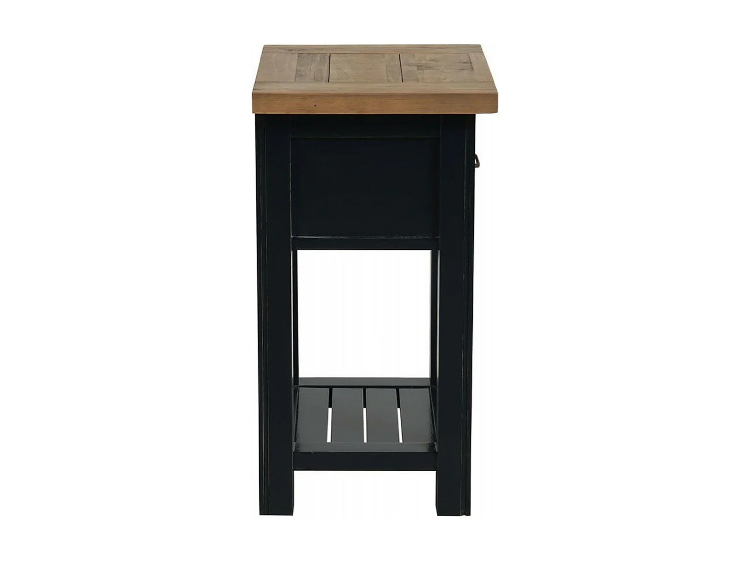 Table de chevet 1 tiroir Bois Bleu - Rivages Interior's