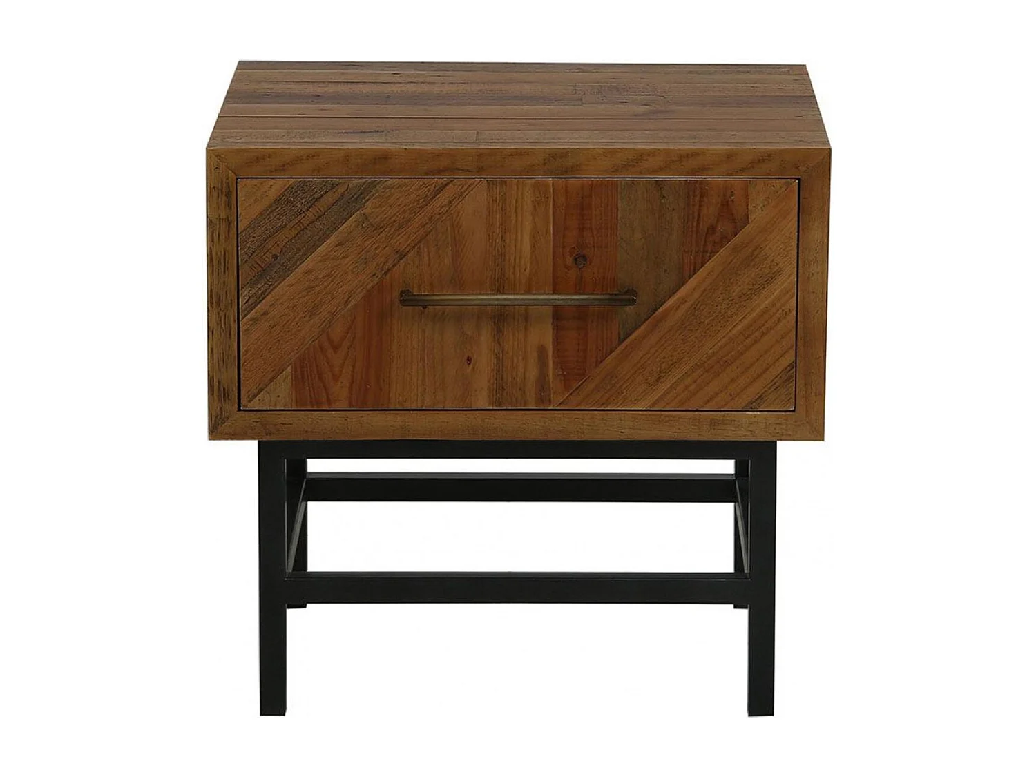 Table de chevet 1 tiroir pieds Bois Marron - Empreintes Interior's