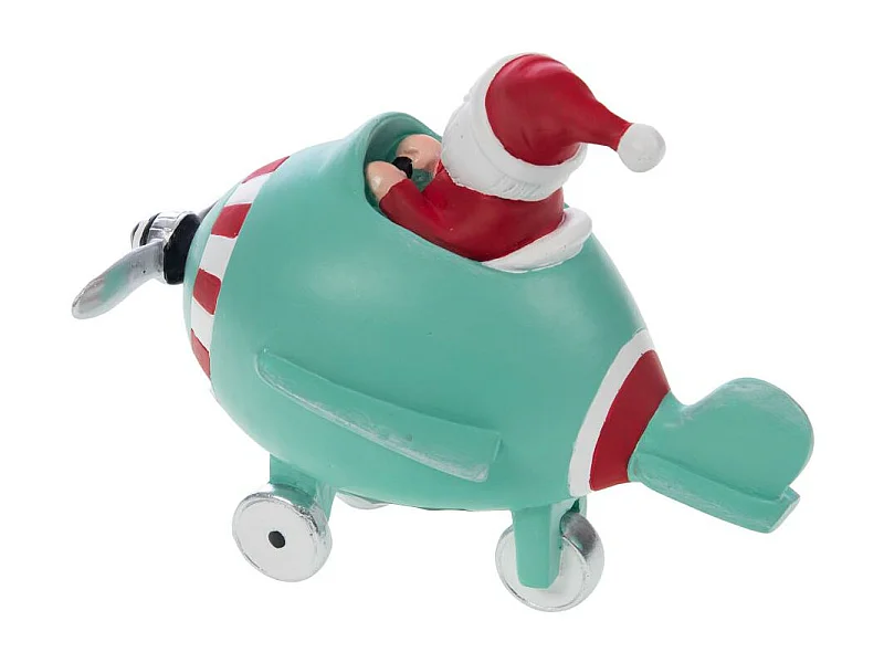 Père Noël Santa Avion (lot de 2)